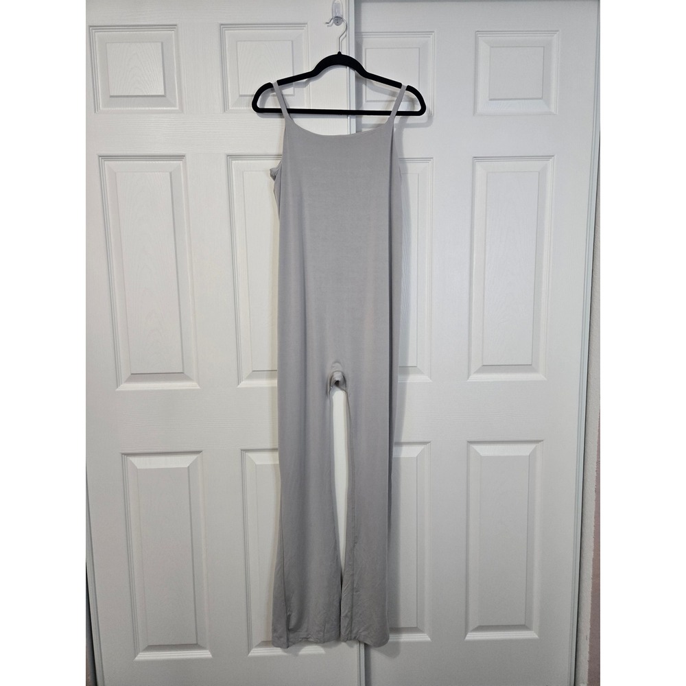 Gap Maternity Gray Cami Jumpsuit Sleeveless Adjustable Strap Size L Loungewear
